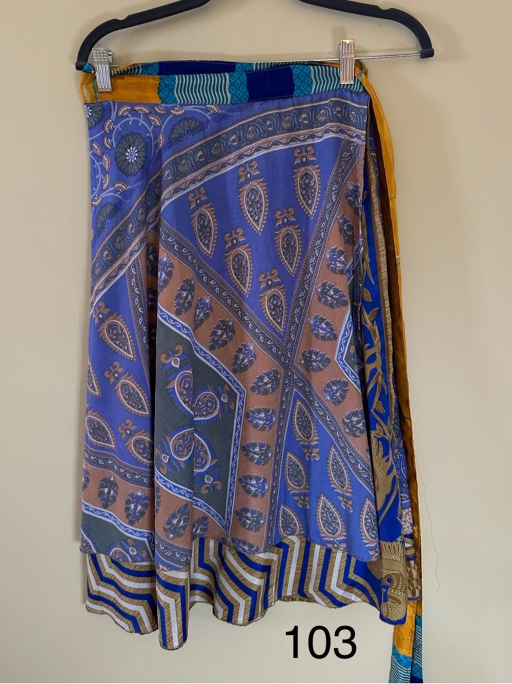 Midi Sari Wrap Skirt (8-20)